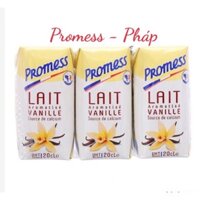 Thùng 24 hộp 200ml Sữa Tươi Hương Vani Promess - Pháp