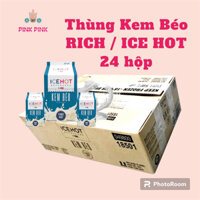 Thùng 24 hộp Kem Béo Rich Lùn / Ice Hot Từ Pink Pink Nguyên Liệu & Dụng cụ Pha Chế Đồ Uống