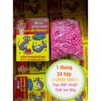 (Thùng 24 Hộp) Kẹo Diệt Chuột Thái Lan ARS RAT KILLER 80g - Nội Địa thái