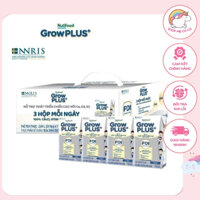 Thùng 24 hộp Sữa Bột Pha Sẵn Nutifood Sweden GrowPLUS+ Cao lớn vượt trội hộp 110 ml
