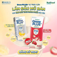 Thùng 24 hộp Sữa bột pha sẵn Nutifood GrowPLUS+ Vị Trái Cây Sữa hộp 110ml