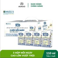 Thùng 24 HỘP Sữa Bột Pha sẵn Nutifood GrowPLUS+ Cao Lớn Vượt Trội trên 1 tuổi 110ml - AZAGOHN