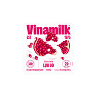 Thùng 24 hộp sữa chua Vinamilk Lựu Đỏ ít đường + Collagen 100g