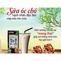 Thùng 24 hộp sữa đậu đen óc chó hạnh nhân Sahmyook 190ml