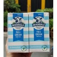 Thùng 24 hộp sữa Devondale nguyên kem không đường - Mua ngay