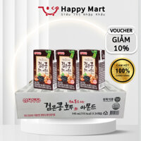 [THÙNG 24 HỘP] Sữa Hộp Hạt Đậu Đen, Óc Chó, Hạnh Nhân Hàn Quốc Sahmyook 140ml - Happy Mart