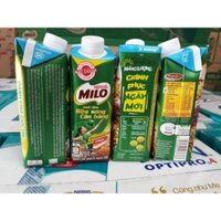 Thùng 24 hộp sữa lúa mạch ngũ cốc Nestlé MILO teen bữa sáng ít đường 200ml
