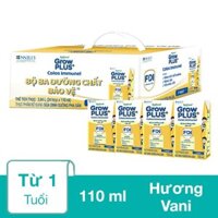 Thùng 24 hộp sữa non pha sẵn Nutifood GrowPLUS+ Colos Immunel hương vani 110 ml (từ 1 tuổi) - Giao bao bì ngẫu nhiên