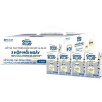 Thùng 24 hộp sữa nước 110ml Nutifood GrowPLUS+ Bạc (trên 1 tuổi)