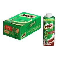 thùng 24 hộp sữa nước Milo nắp vặn tiện dụng 210ml