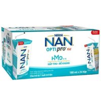 Thùng 24 hộp Sữa pha sẵn Nan Optipro kid 180ml(date t4/2023)