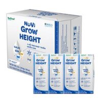 Thùng 24 hộp sữa pha sẵn Nuvi Grow Height 180ml (Trên 1 tuổi) - Hỗ trợ phát triển chiều cao