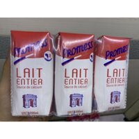 Thùng 24 hộp sữa tươi nguyên chất Promess Pháp 200ml (HSD 09/24)
