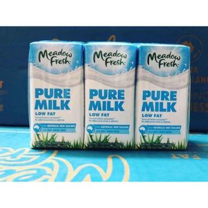 Thùng 24 hộp sữa tươi tiệt trùng Ít béo Meadow Fresh 200ml/ hộp