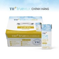 Thùng 24 hộp sữa tươi tiệt trùng vị tự nhiên TH true MILK GOLD dành cho người lớn tuổi 180ml