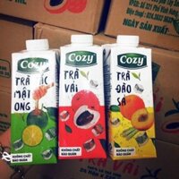 THÙNG 24 hộp Trà Cozy vị Đào Sả 225ml/ hộp