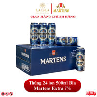 Thùng 24 lon 500ml Bia Martens Exxtra Alc. 7%
