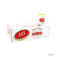 Thùng 24 Lon Bia 333 Tết 330ml