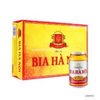 Thùng 24 lon bia Hà Nội 330ml