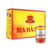 THÙNG 24 LON BIA HÀ NỘI 330ML