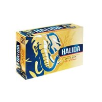 Thùng 24 lon bia Halida 330ml (24x330ml)