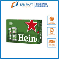 Thùng 24 Lon Bia Heineken Hà Lan 5% Lon 330ml