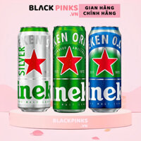 Thùng 24 lon bia Heineken Sleek/Silver/không cồn lon 250ml/330ml