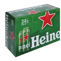 Thùng 24 lon bia Heineken Sleek 330ml