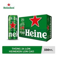 THÙNG 24 LON BIA HEINEKEN 330ML