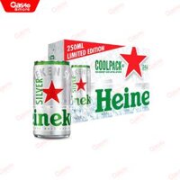 Thùng 24 lon bia Heineken Silver 250ml