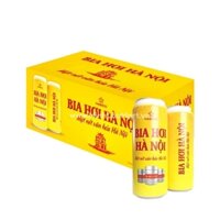 Thùng 24 lon Bia hơi Hà Nội lon 500ml