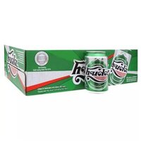 Thùng 24 Lon Bia Huda Xanh Lon 330ml
