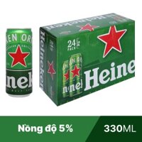 Thùng 24 lon bia -  quà tết