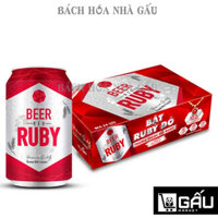 Thùng 24 Lon Bia Red Ruby 330ml