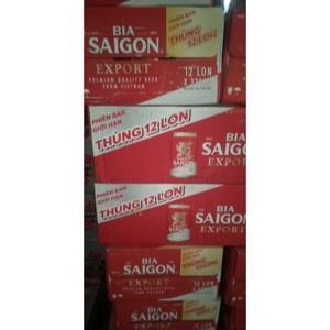 Thùng 24 lon bia Sài Gòn Export 330ml