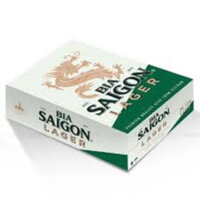 thùng 24 lon bia Sài Gòn Lager 330ml
