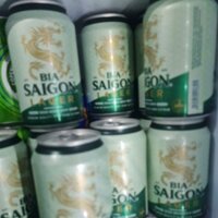 Thùng 24 lon bia sài gòn Xanh 330ml