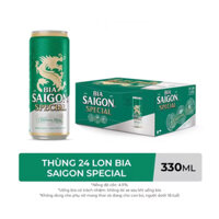 thùng 24 lon bia Sài Gòn Special 330ml