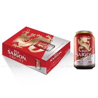 Thùng 24 Lon Bia Sài Gòn Export 4.9% ABV 330ml/Lon