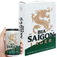 Thùng 24 lon bia Saigon Lager - 330ml/lon