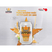 Thùng 24 lon bia Sapporo 330ml