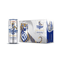 Thùng 24 lon bia Tiger Bạc 330ml