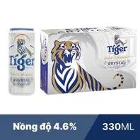Thùng 24 lon bia Tiger Bạc 330ml