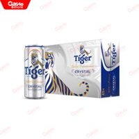 Thùng 24 lon bia Tiger Crystal 330ml