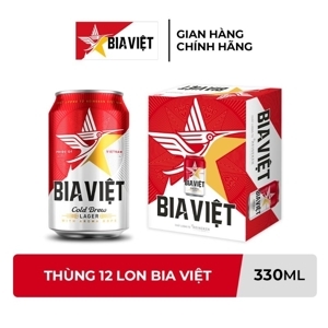 Thùng 24 lon Bia Việt 330ml
