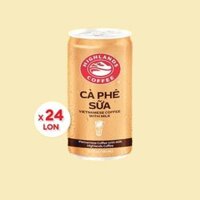 Thùng 24 Lon Cà Phê Sữa Highlands Coffee 185ml/lon