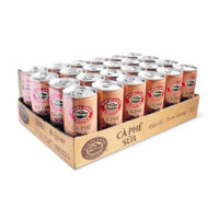 Thùng 24 lon cà phê sữa Highland Coffee 235ml date xa