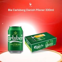 Thùng 24 Lon Carlsberg Danish Pilner 330ml