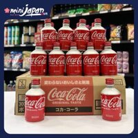 Thùng 24 lon Coca Cola Nhật Chai Nhôm Nắp Vặn 300ml