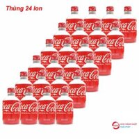 Thùng 24 lon Coca-cola (cocacola) Nắp Vặn Nhật Bản (300ml x 24) rẻ nhất